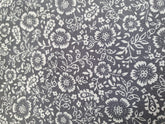 Tissu popeline 100 % coton Rose & Hubble à imprimé floral, CP0807 GRIS